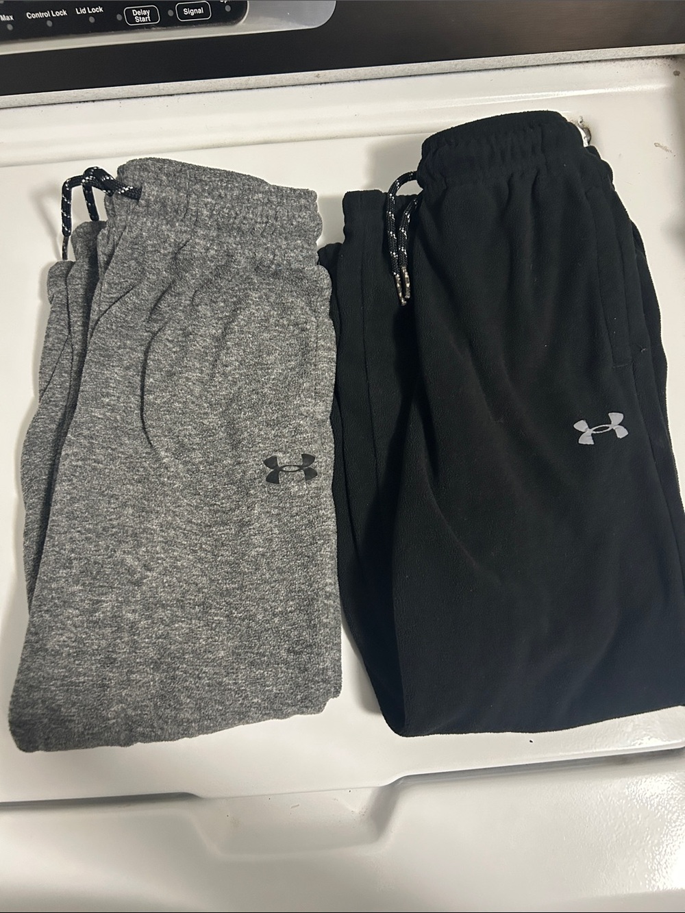 Under Armour Kids Black & Gray Fleece Joggers - 2-Pack